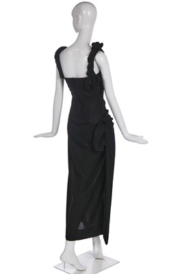 Lot 550 - A Yohji Yamamoto black crepe dress, Spring-Summer 1998