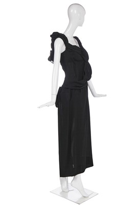 Lot 550 - A Yohji Yamamoto black crepe dress, Spring-Summer 1998