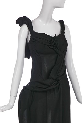 Lot 550 - A Yohji Yamamoto black crepe dress, Spring-Summer 1998