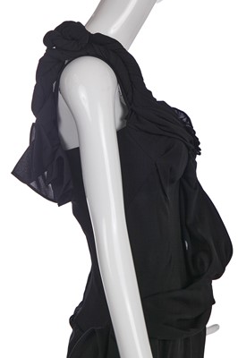 Lot 550 - A Yohji Yamamoto black crepe dress, Spring-Summer 1998