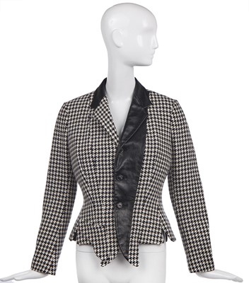 Lot 552 - A Yohji Yamamoto, houndstooth wool jacket, Autumn/Winter 2003/04