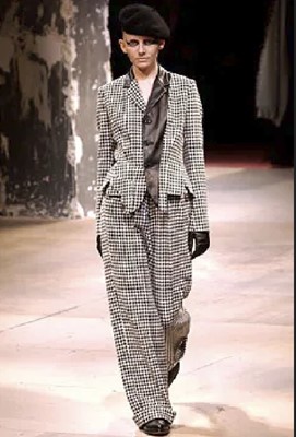 Lot 552 - A Yohji Yamamoto, houndstooth wool jacket, Autumn/Winter 2003/04