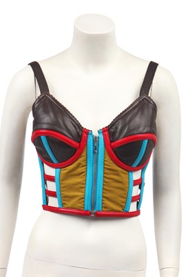 Lot 165 - A Jean-Paul Gaultier leather bustier, Spring-Summer, 1991