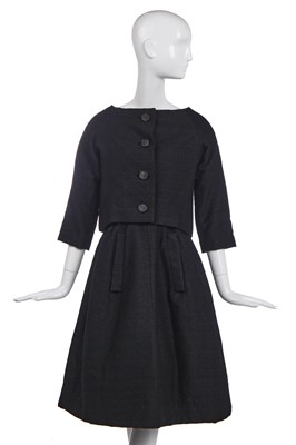 Lot 261 - A Christian Dior by Yves Saint Laurent two-piece ensemble, 1958