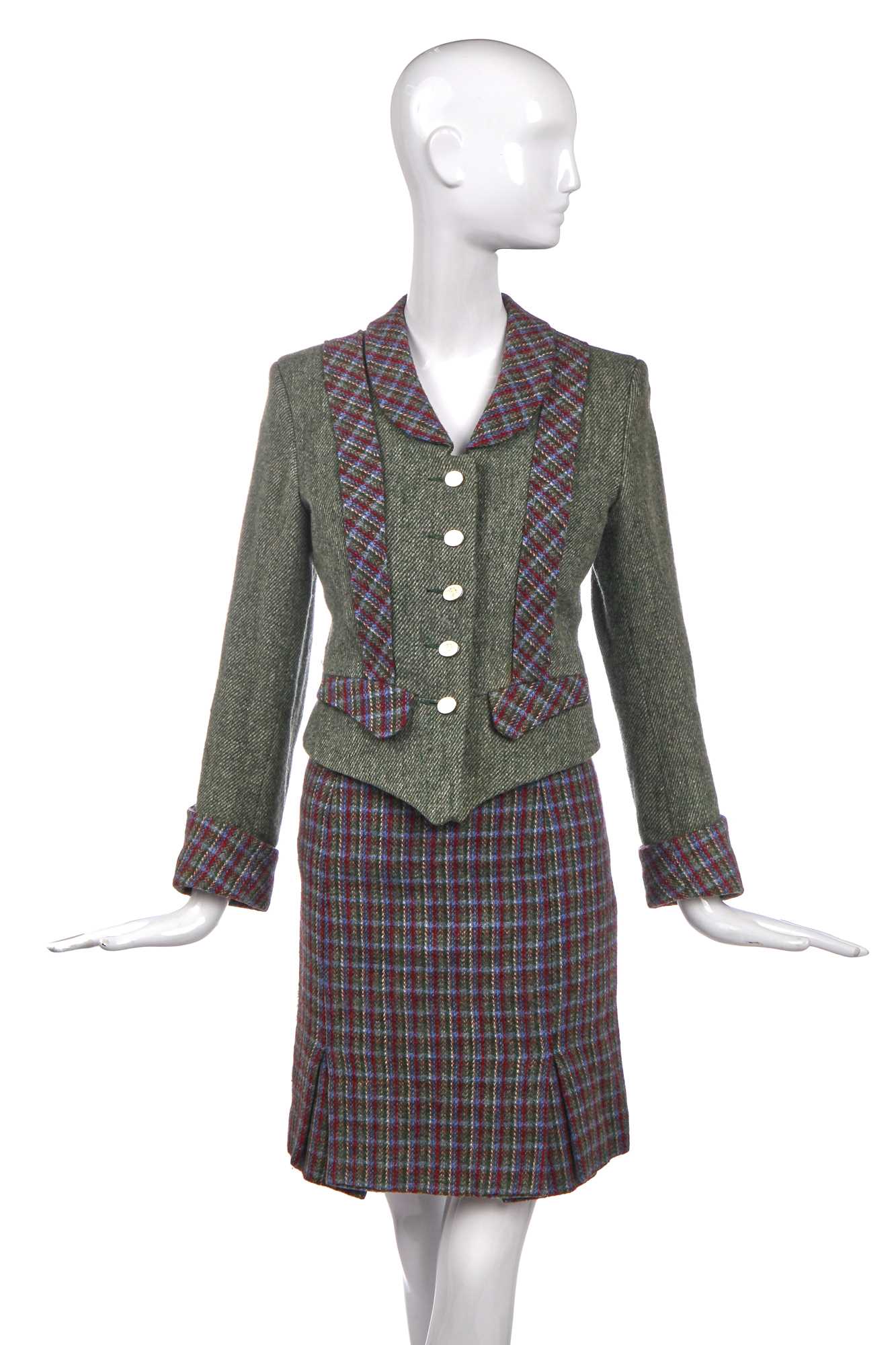 Lot 362 - A Vivienne Westwood tweed suit, 'Time