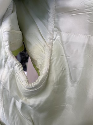 Lot 287 - A Courrèges lime-green wool mini dress, circa 1968