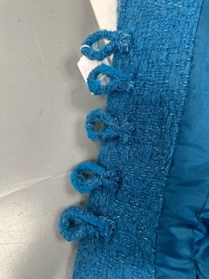 Lot 300 - A Christian Dior by Marc Bohan couture blue bouclé suit, Autumn-Winter 1962