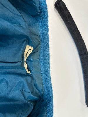Lot 300 - A Christian Dior by Marc Bohan couture blue bouclé suit, Autumn-Winter 1962