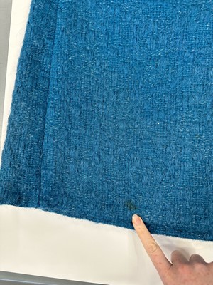 Lot 300 - A Christian Dior by Marc Bohan couture blue bouclé suit, Autumn-Winter 1962