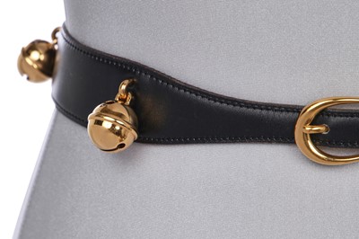 Lot 188 - An unusual Hermès leather 'bell' belt, 1993