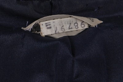 Lot 273 - A Balenciaga couture navy bouclé wool suit, circa 1966