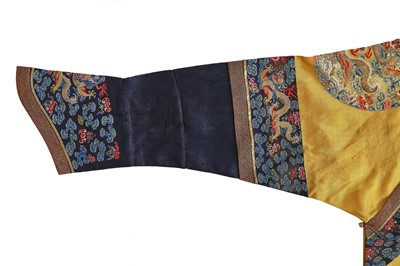 Lot 557 - A fine and rare Imperial women's summer dragon robe, longpao, Chinese, late 19th century