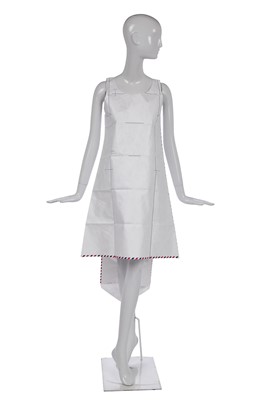 Lot 471 - A rare limited edition Hussein Chalayan Airmail paper dress, 1999