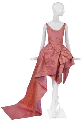 Lot 493 - A Vivienne Westwood pink and gold shot-silk showpiece dress, Spring-Summer 2006