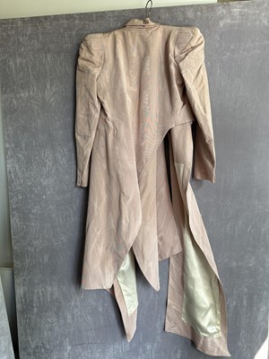 Lot 438 - A rare John Galliano blush-pink moiré faille tailcoat, 'Misia Diva (Pin Up)' collection, Spring-Summer 1995