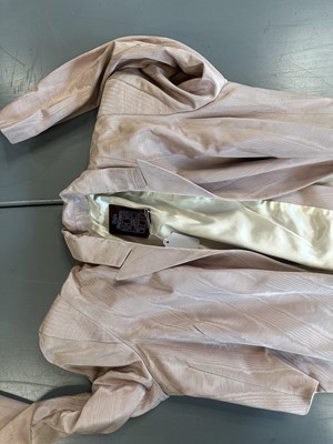 Lot 438 - A rare John Galliano blush-pink moiré faille tailcoat, 'Misia Diva (Pin Up)' collection, Spring-Summer 1995