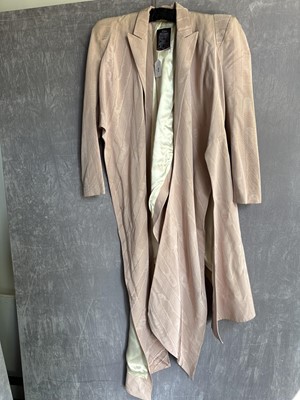 Lot 438 - A rare John Galliano blush-pink moiré faille tailcoat, 'Misia Diva (Pin Up)' collection, Spring-Summer 1995