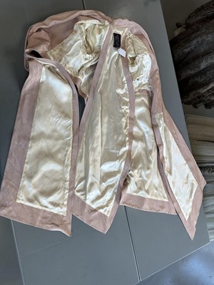 Lot 438 - A rare John Galliano blush-pink moiré faille tailcoat, 'Misia Diva (Pin Up)' collection, Spring-Summer 1995