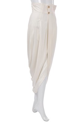 Lot 438 - A rare John Galliano blush-pink moiré faille tailcoat, 'Misia Diva (Pin Up)' collection, Spring-Summer 1995