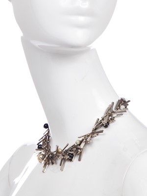 Lot 183 - A Chanel silver-plated charm necklace, Spring-Summer 2006