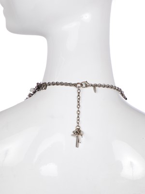 Lot 183 - A Chanel silver-plated charm necklace, Spring-Summer 2006
