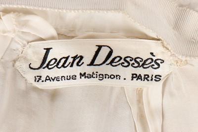 Lot 27 - A Jean Dessès couture organza ballgown, early...