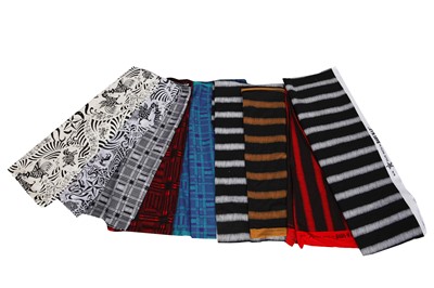 Lot 392 - Hilde Smith fabrics for BodyMap : '' Barbee takes a trip around nature's cosmic curves', Spring -Summer, 1985