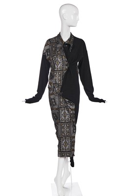 Lot 395 - A BodyMap 'Tarot' print coat/dress, 'Half World' collection, Autumn-Winter, 1985-86