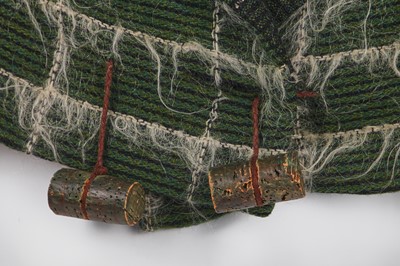 Lot 368 - A rare John Galliano Linton Tweed spencer-style jacket, 'The Ludic Game' collection, Autumn-Winter, 1985-86