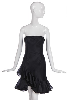 Lot 190 - An Alberta Ferretti bias-cut silk-chiffon evening gown, modern