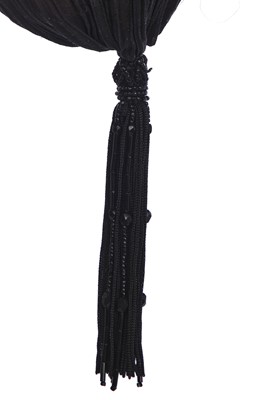 Lot 191 - A John Galliano 19th-century style black chiffon reticule, 'Haute Bohemia' collection, Spring-Summer 1998