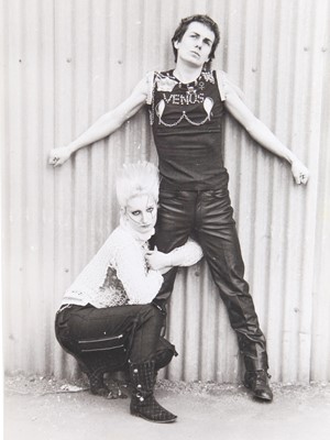 Lot 4 - A Westwood/McLaren Seditionaries complete Parachute /Bondage ensemble, circa 1977