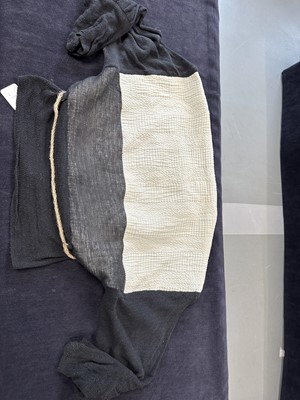 Lot 18 - A Westwood/McLaren grey tubular knit ensemble, 'Punkature' (Hobo) collection, Spring-Summer 1983