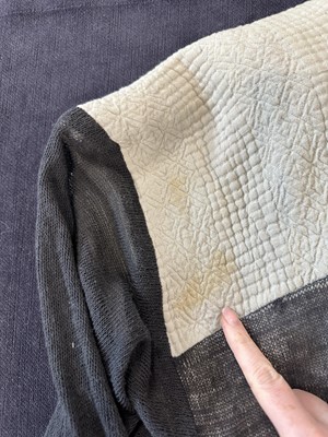 Lot 18 - A Westwood/McLaren grey tubular knit ensemble, 'Punkature' (Hobo) collection, Spring-Summer 1983