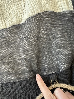 Lot 18 - A Westwood/McLaren grey tubular knit ensemble, 'Punkature' (Hobo) collection, Spring-Summer 1983