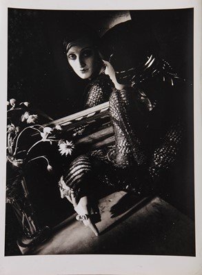 Lot 380 - Javier Vallhonrat for John Galliano gelatin silver prints, 'Hairclips', Autumn-Winter, 1988-89 press campaign