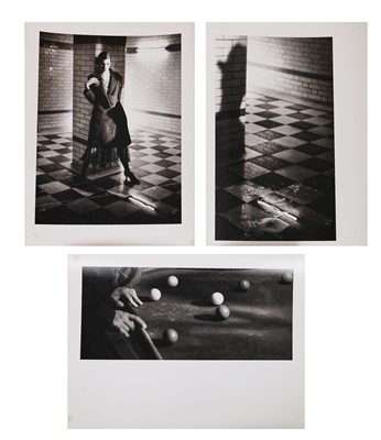 Lot 381 - Javier Vallhonrat for John Galliano gelatin silver prints, 'Hairclips', Autumn-Winter, 1988-89 press campaign