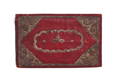 Lot 214 - An embroidered wallet for Edward Pakenham, Moroccan, 1761