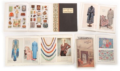 Lot 264 - A group of dress trimmings and beaded remnants,...