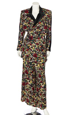 Lot 253 - A Jean Paul Gaultier crêpe suit, 1980s