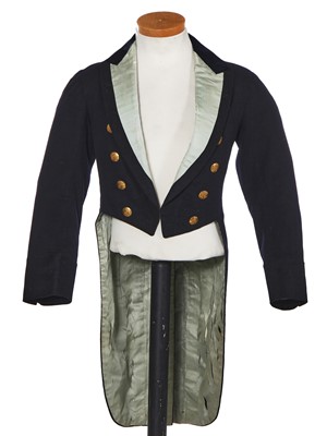 Lot 433 - A dress tailcoat worn by the Earl of Howth, circa 1910