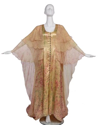 Lot 323 - A fine bespoke Catherine Buckley medieval-inspired gown, 1974