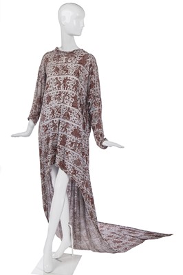 Lot 353 - A Westwood/McLaren toga dress, 'Nostalgia of Mud' (Buffalo) collection, Autumn-Winter 1982-83