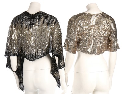 Lot 268 - A group of sequinned capelets and boleros,...