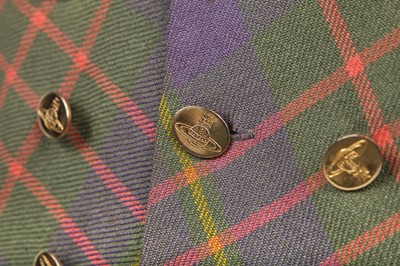 Lot 36 - A Vivienne Westwood men's tartan kilt ensemble, 'Time Machine', Autumn-Winter, 1988-89