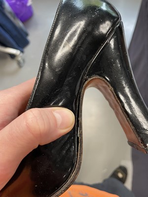 Lot 31 - A Vivienne Westwood complete black velvet ensemble, 'Time Machine', Autumn-Winter, 1988-89