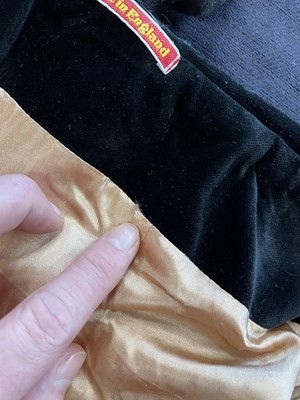 Lot 31 - A Vivienne Westwood complete black velvet ensemble, 'Time Machine', Autumn-Winter, 1988-89