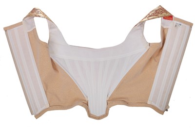 Lot 40 - A fine Vivienne Westwood Boucher-print complete corset ensemble, 'Portrait' collection, Autumn-Winter, 1990-91