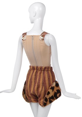 Lot 40 - A fine Vivienne Westwood Boucher-print complete corset ensemble, 'Portrait' collection, Autumn-Winter, 1990-91
