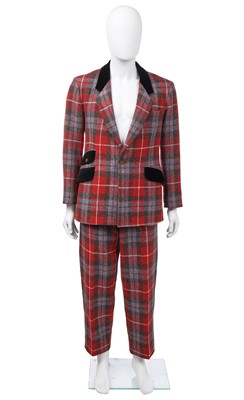 Lot 45 - A Vivienne Westwood men's Harris tweed tartan suit, 'Dressing Up' collection, Autumn-Winter, 1991-92